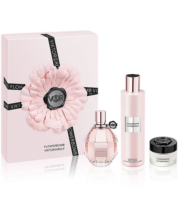 Viktor & Rolf 3-Pc. Flowerbomb Eau de Parfum Gift Set & Reviews - All ...