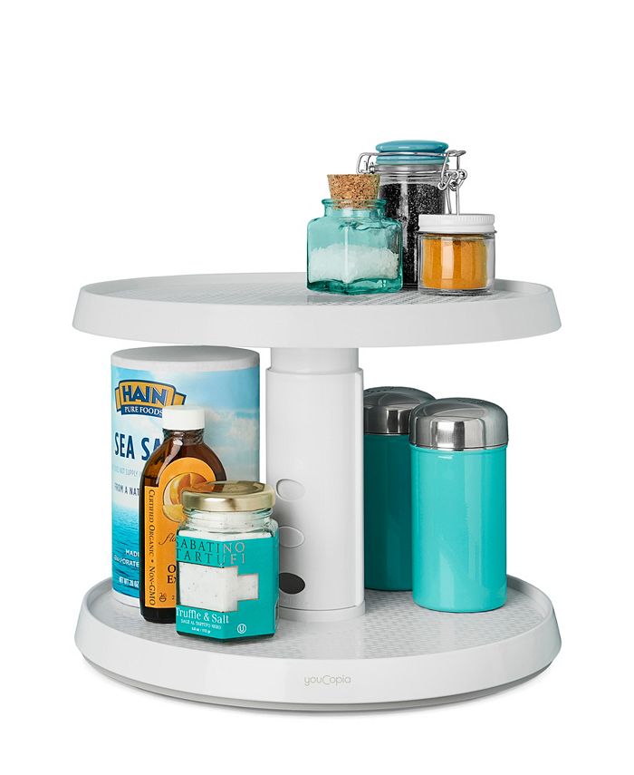 YouCopia - Crazy Susan&reg; 11" Two-Tier Turntable