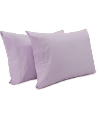 100% Premium Cotton Pillow Cases - Soft and Breatheable - Open Enclosure - Standard - Grey