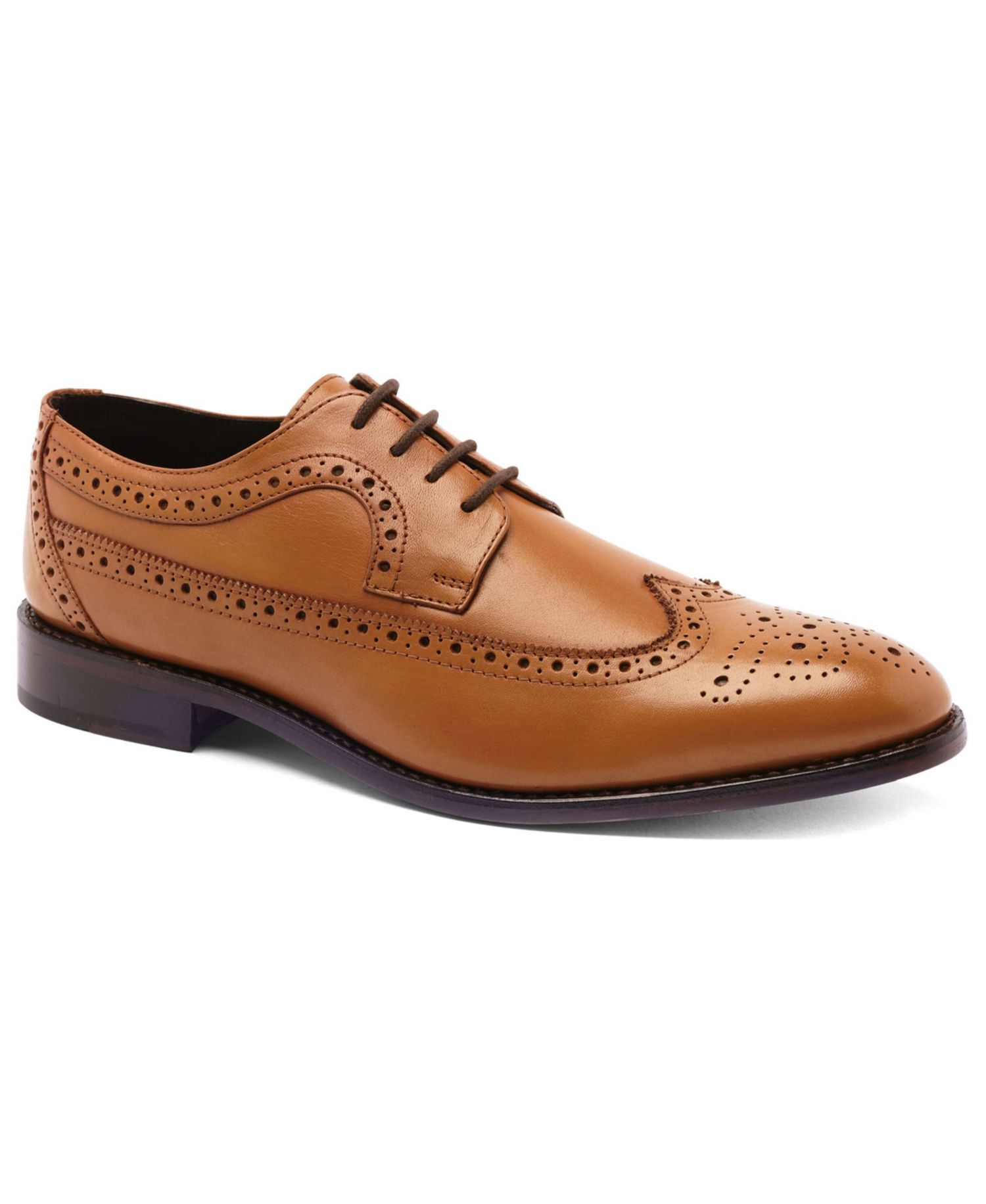Men's Regan Wingtip Leather Lace-Up Dress Shoes
