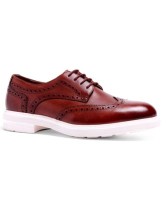 brown casual oxford shoes