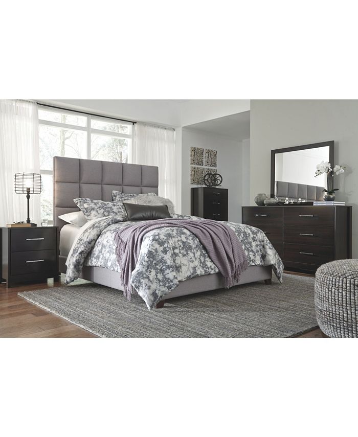 Signature Design By Ashley Dolante Queen Upholstered Bed Macy's