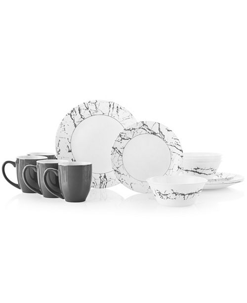 Corelle Stone Grey 16pc Dinnerware Set Reviews Dinnerware