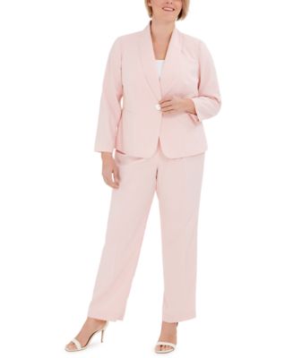 macy's plus size dressy pant suits