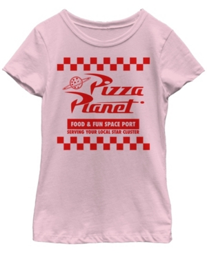 Big Girls Toy Story 1-3 Pizza Planet Box Short Sleeve T-shirt