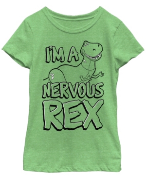Big Girls Toy Story 1-3 Nervous Rex Short Sleeve T-shirt