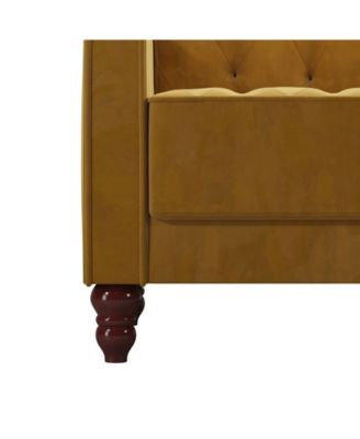 Novogratz Collection Vintage-Like Tufted Armchair - Macy's