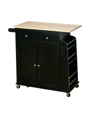 Buylateral Sonoma Kitchen Cart In Black