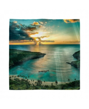 Ambesonne Hawaiian Set of 4 Napkins 12