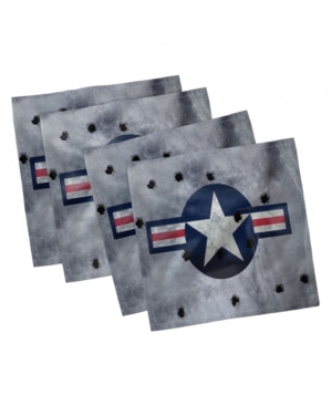 Ambesonne Airplane Set of 4 Napkins 12