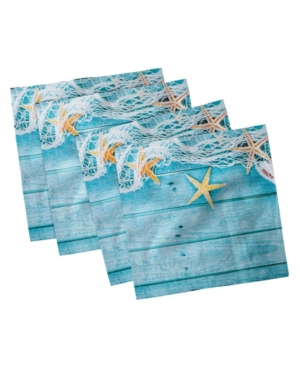 Ambesonne Starfish Set of 4 Napkins 12