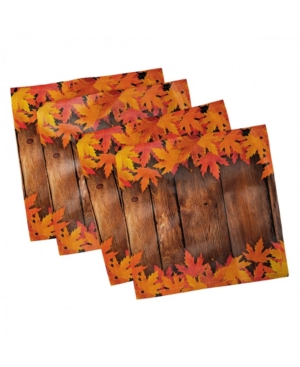 Ambesonne Fall Set of 4 Napkins 12