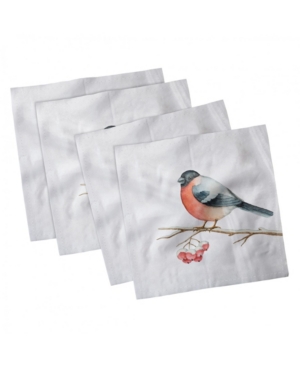 Ambesonne Rowan Set of 4 Napkins 12