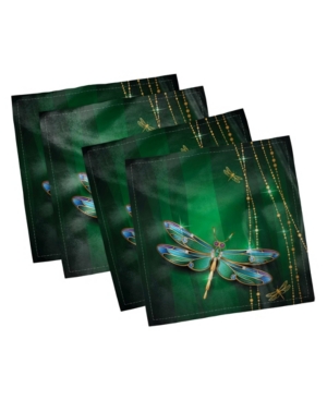 Ambesonne Dragonfly Set of 4 Napkins 12
