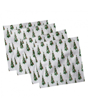 Ambesonne Geometric Set of 4 Napkins 12