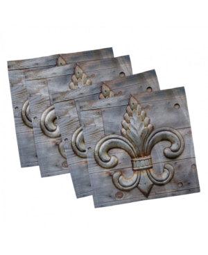 Ambesonne Fleur De Lis Set of 4 Napkins 12