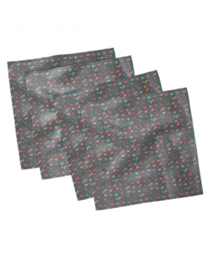 Ambesonne Christmas Set of 4 Napkins 12