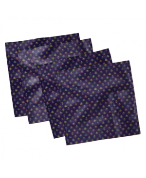 Ambesonne Colorful Set of 4 Napkins 12
