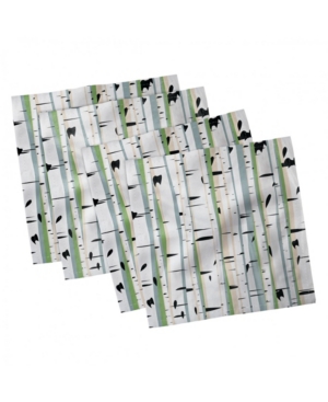 Ambesonne Tree Set of 4 Napkins 12