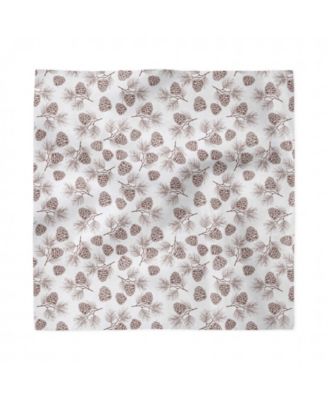 Pine Cone Set of 4 Napkins, 12" x 12"