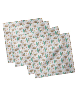Ambesonne Christmas Set of 4 Napkins 18