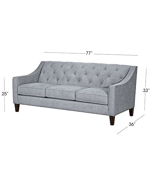 Furniture Chloe II 76" Fabric Sofa & Reviews - Furniture - Macy's