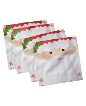 Ambesonne Christmas Set of 4 Napkins 18