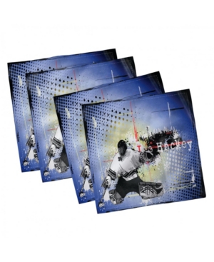 Ambesonne Hockey Set of 4 Napkins 18