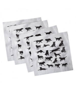 Ambesonne Labrador Set of 4 Napkins 18