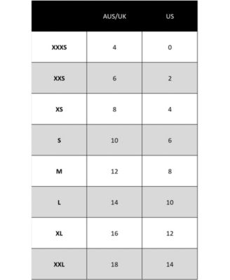 cotton on dress size chart Cotton Dress Sizing Chart