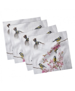 Ambesonne Birds Set of 4 Napkins 18