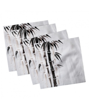 Ambesonne Bamboo Set of 4 Napkins 18