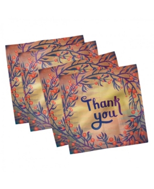 Ambesonne Nature Set of 4 Napkins 18