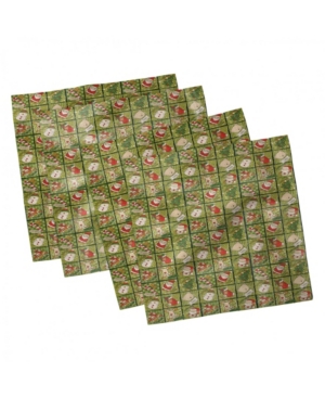 Ambesonne Christmas Set of 4 Napkins 18