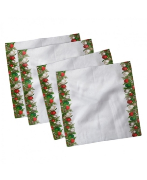 Ambesonne Christmas Set of 4 Napkins 18