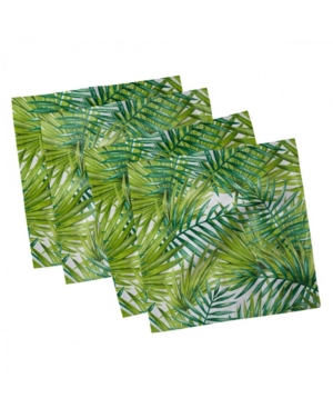 Ambesonne Plant Set of 4 Napkins 18