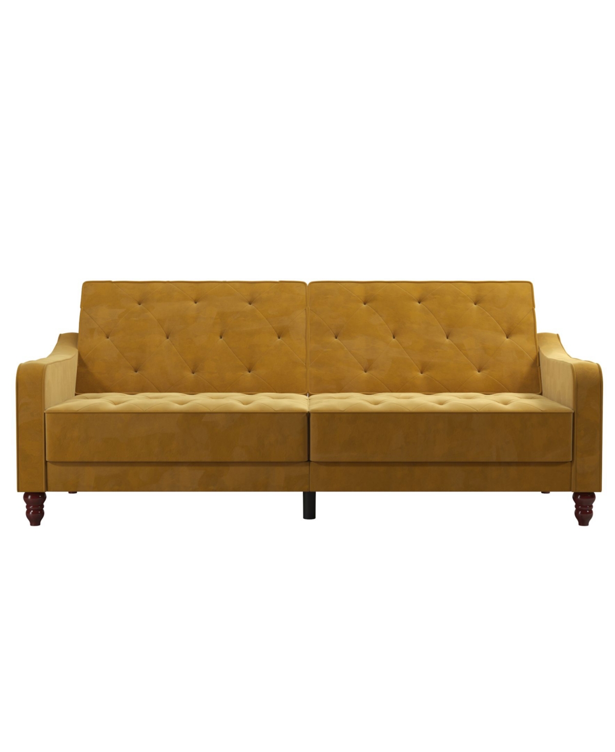 Novogratz vintage tufted top split back futon