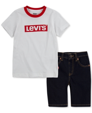 Levi's Baby Boys Denim Short Set