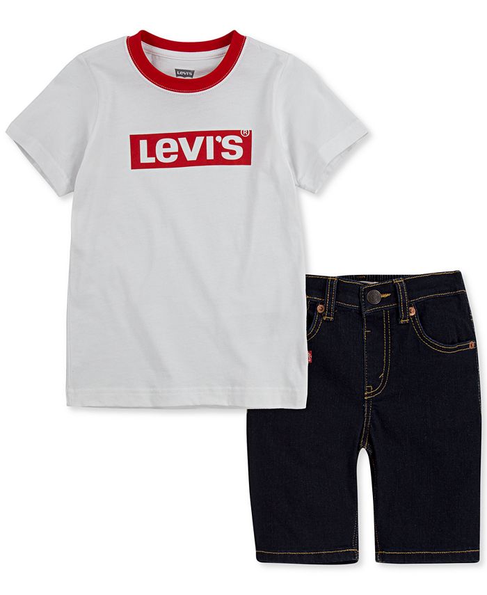 Levi's Baby Boys Denim Short Set - Macy's
