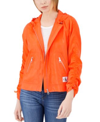 calvin klein orange jacket