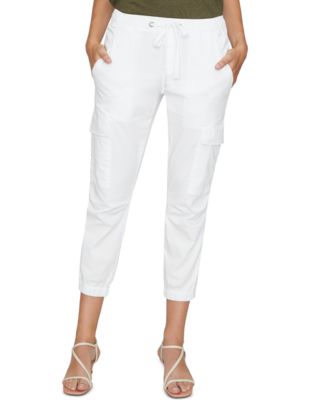 womens white jogger sweatpants