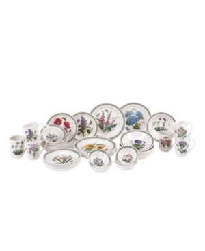 Portmeirion Botanic Garden 36 Pc. Dinnerware Set, Service For 6, Exclusively At Macy's In White