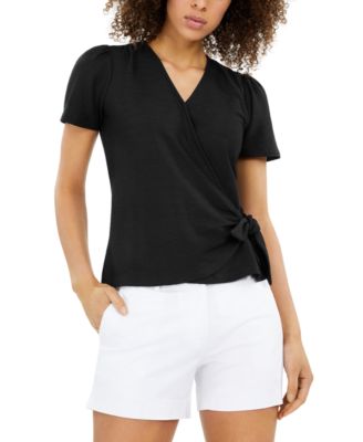 michael kors side tie top