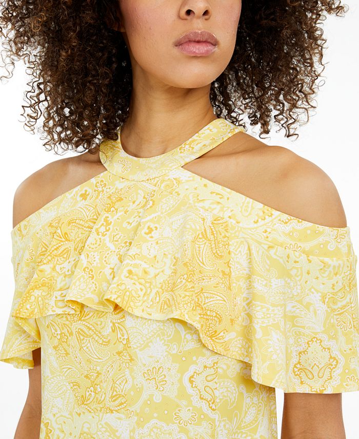 ACEWIN Flounce Off-The-Shoulder Top (Size S-M) 110017