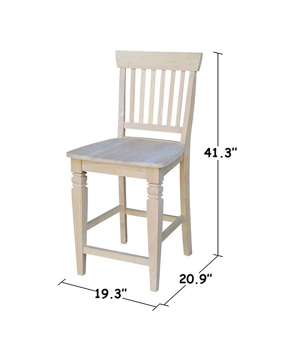 International Concepts Seattle Counter Height Stool & Reviews - Furniture - Macy&#39;s