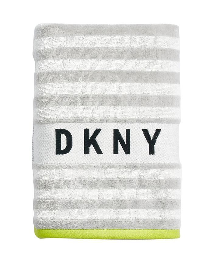 DKNY Ticker Tape 18x 28 Hand Towel - Macy's