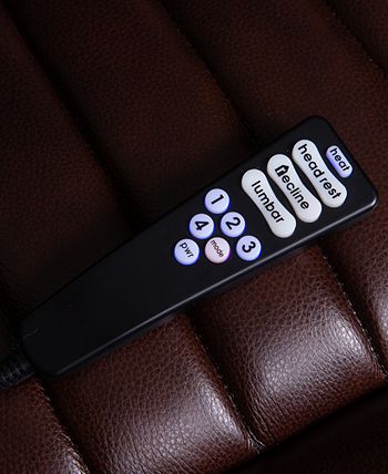 Henriel leather power recliner 2025 with air massager