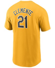 Pittsburgh Pirates Men's Coop Roberto Clemente Name and Number Player T-Shirt