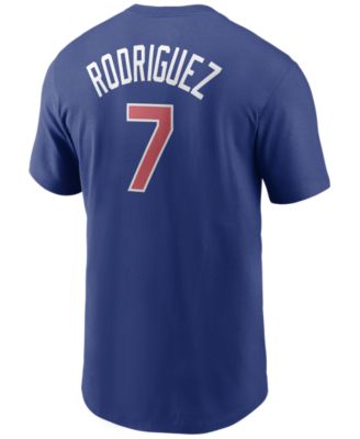 Nike - Texas Rangers Men's Coop Ivan Rodriguez Name and Number Player T-Shirt