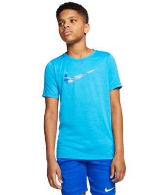 Nike Big Boys Dri-FIT Swoosh Training T-Shirt - Macy's